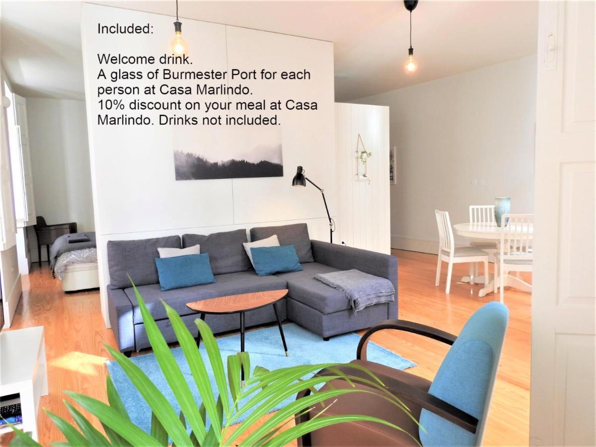 Oporto Delight 1 Luxury Apartment In Historic Center With Balcony Max 4 P Luaran gambar